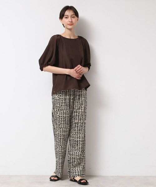 Dessin / デッサン シャツ・ブラウス | 【洗える】バッグギャザー入り五分袖ボリュームブラウス | 詳細12