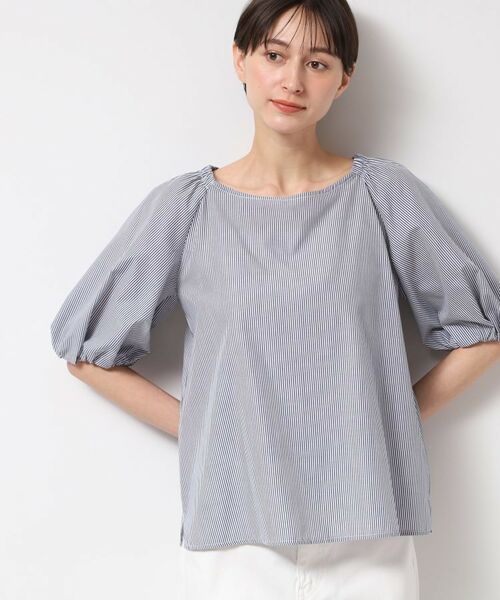 Dessin / デッサン シャツ・ブラウス | 【洗える】バッグギャザー入り五分袖ボリュームブラウス | 詳細14