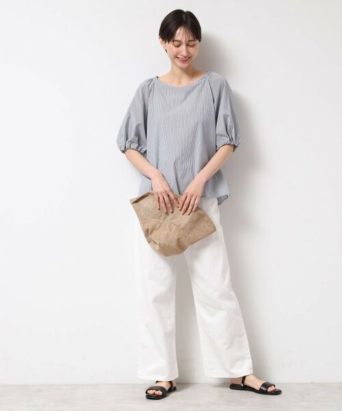 Dessin / デッサン シャツ・ブラウス | 【洗える】バッグギャザー入り五分袖ボリュームブラウス | 詳細16