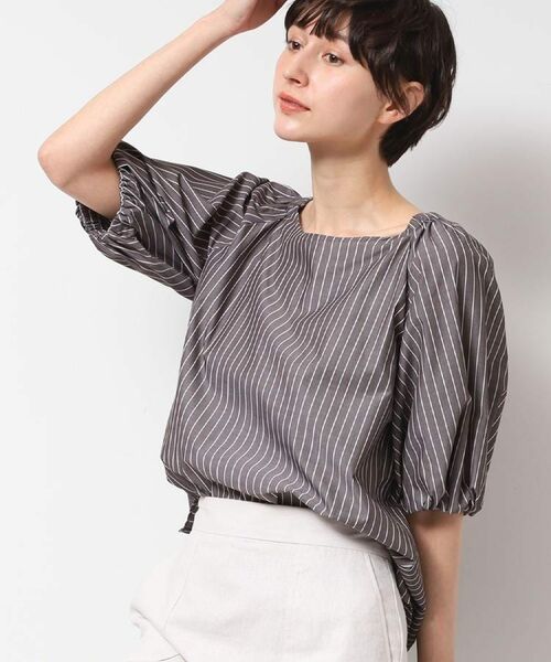 Dessin / デッサン シャツ・ブラウス | 【洗える】バッグギャザー入り五分袖ボリュームブラウス | 詳細18