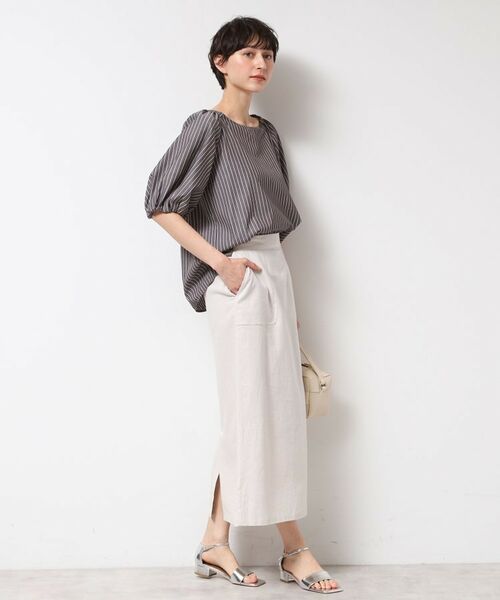 Dessin / デッサン シャツ・ブラウス | 【洗える】バッグギャザー入り五分袖ボリュームブラウス | 詳細20