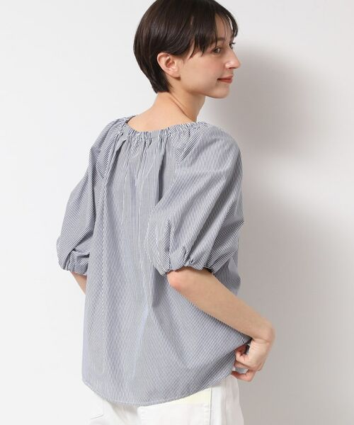 Dessin / デッサン シャツ・ブラウス | 【洗える】バッグギャザー入り五分袖ボリュームブラウス(アイボリー(304))