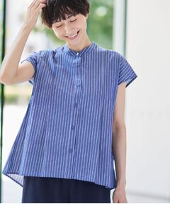 Dessin / デッサン シャツ・ブラウス | 【洗える】フレンチスリーブフレアーブラウス（XS～L）