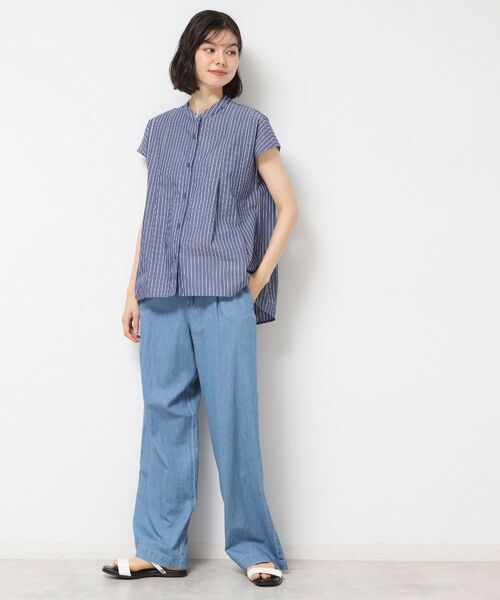 Dessin / デッサン シャツ・ブラウス | 【洗える】フレンチスリーブフレアーブラウス(XS~L) | 詳細11