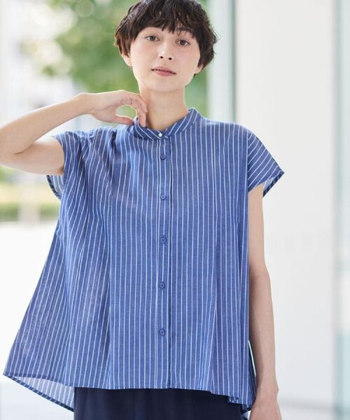 Dessin / デッサン シャツ・ブラウス | 【洗える】フレンチスリーブフレアーブラウス(XS~L) | 詳細13