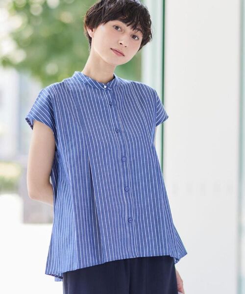 Dessin / デッサン シャツ・ブラウス | 【洗える】フレンチスリーブフレアーブラウス(XS~L) | 詳細15