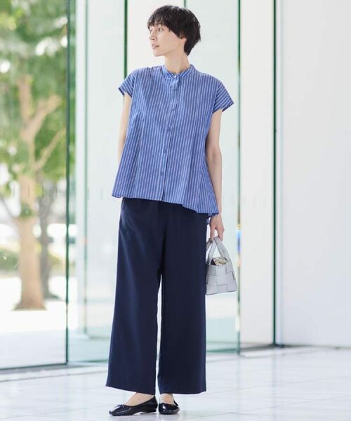 Dessin / デッサン シャツ・ブラウス | 【洗える】フレンチスリーブフレアーブラウス(XS~L) | 詳細16