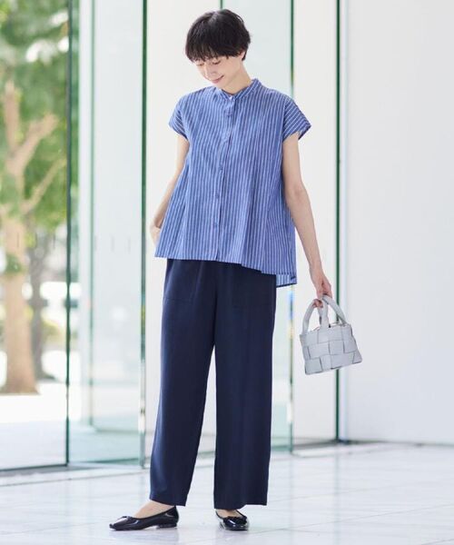 Dessin / デッサン シャツ・ブラウス | 【洗える】フレンチスリーブフレアーブラウス(XS~L) | 詳細17