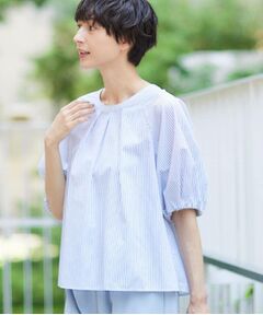 Dessin / デッサン シャツ・ブラウス | 【洗える】ギャザー入りバルーンスリーブブラウス