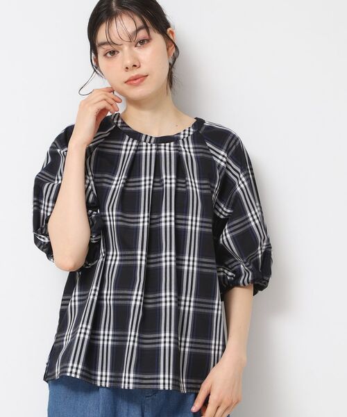 Dessin / デッサン シャツ・ブラウス | 【洗える】ギャザー入りバルーンスリーブブラウス | 詳細1