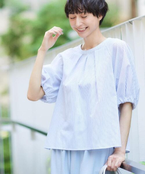 Dessin / デッサン シャツ・ブラウス | 【洗える】ギャザー入りバルーンスリーブブラウス | 詳細10