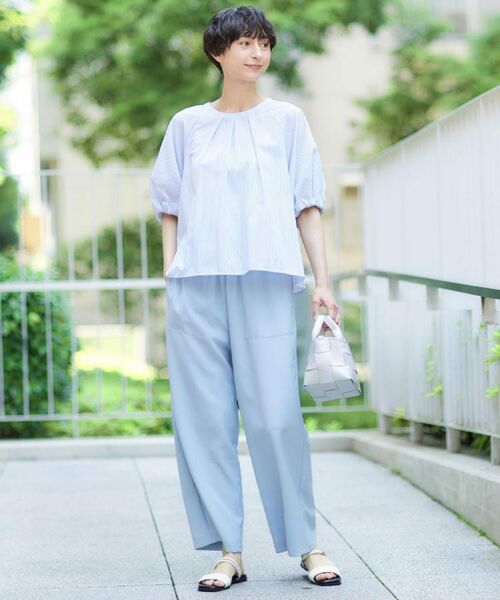 Dessin / デッサン シャツ・ブラウス | 【洗える】ギャザー入りバルーンスリーブブラウス | 詳細11