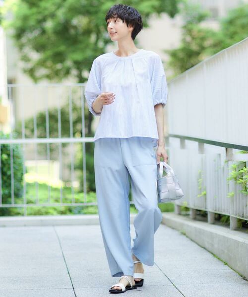 Dessin / デッサン シャツ・ブラウス | 【洗える】ギャザー入りバルーンスリーブブラウス | 詳細12