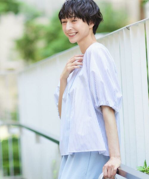 Dessin / デッサン シャツ・ブラウス | 【洗える】ギャザー入りバルーンスリーブブラウス | 詳細9