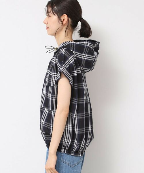 Dessin / デッサン シャツ・ブラウス | 【洗える】ハーフジップフーディーシャツ | 詳細13