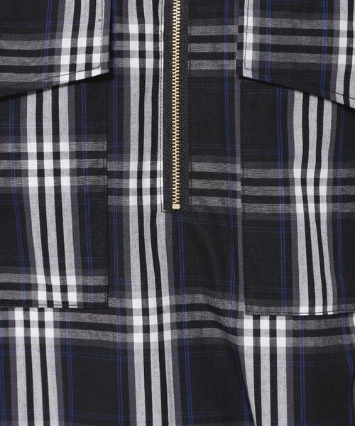 Dessin / デッサン シャツ・ブラウス | 【洗える】ハーフジップフーディーシャツ | 詳細4