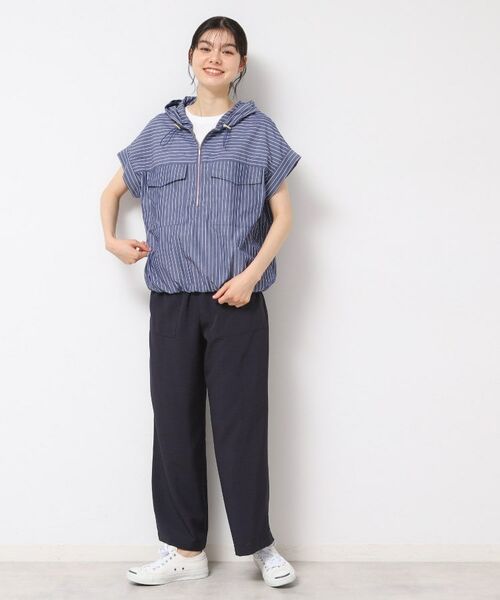 Dessin / デッサン シャツ・ブラウス | 【洗える】ハーフジップフーディーシャツ | 詳細9