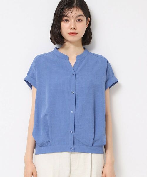 Dessin / デッサン シャツ・ブラウス | 【洗える】フレンチスリーブスキッパーシャツ(XS~L) | 詳細12