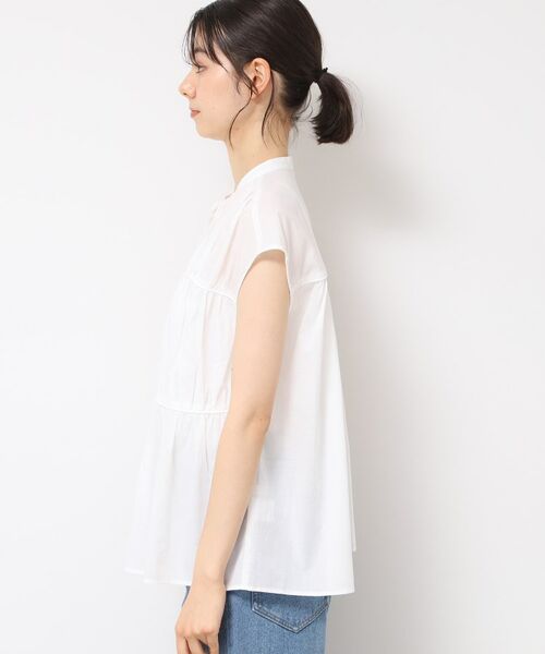 Dessin / デッサン シャツ・ブラウス | 【洗える】シャーリングペプラムブラウス | 詳細14