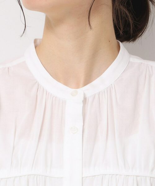 Dessin / デッサン シャツ・ブラウス | 【洗える】シャーリングペプラムブラウス | 詳細16