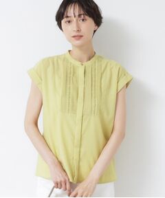 Dessin / デッサン シャツ・ブラウス | 【洗える】ピンタックデザインフレンチスリーブブラウス