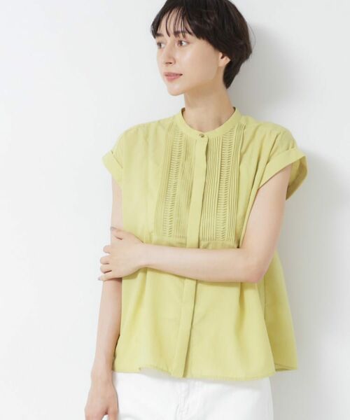 Dessin / デッサン シャツ・ブラウス | 【洗える】ピンタックデザインフレンチスリーブブラウス | 詳細9