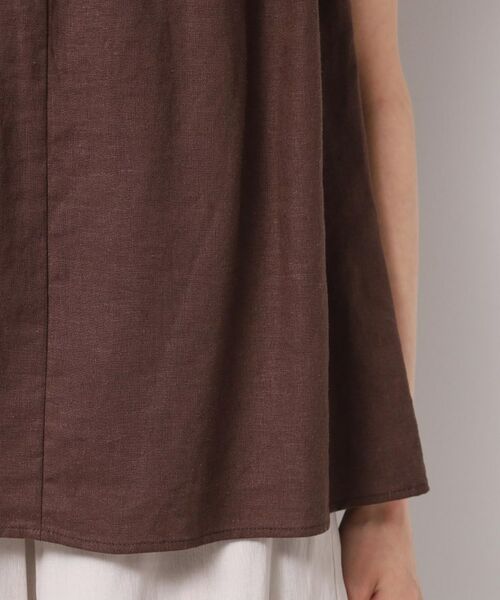 Dessin / デッサン シャツ・ブラウス | 【洗える】レーヨン麻フリルスリーブブラウス | 詳細18