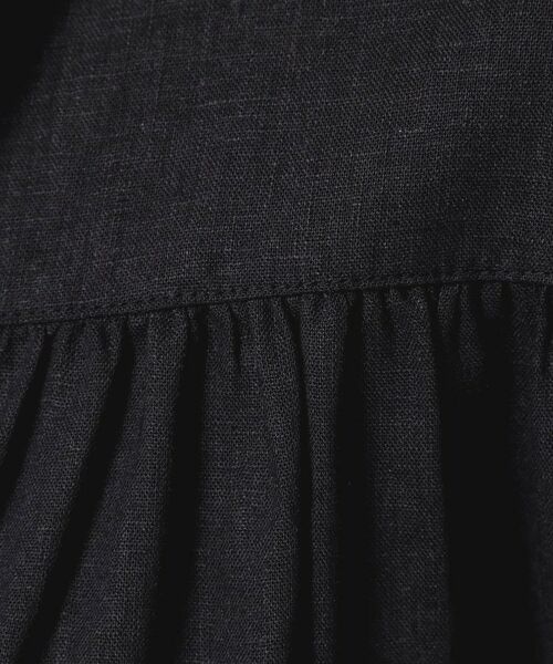 Dessin / デッサン シャツ・ブラウス | 【洗える】レーヨン麻フリルスリーブブラウス | 詳細4