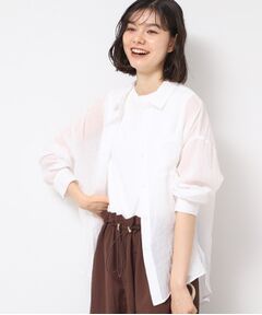 Dessin / デッサン シャツ・ブラウス | 【洗える】シアーシャンブレーシャツ