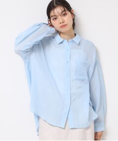 Dessin / デッサン シャツ・ブラウス | 【洗える】シアーシャンブレーシャツ