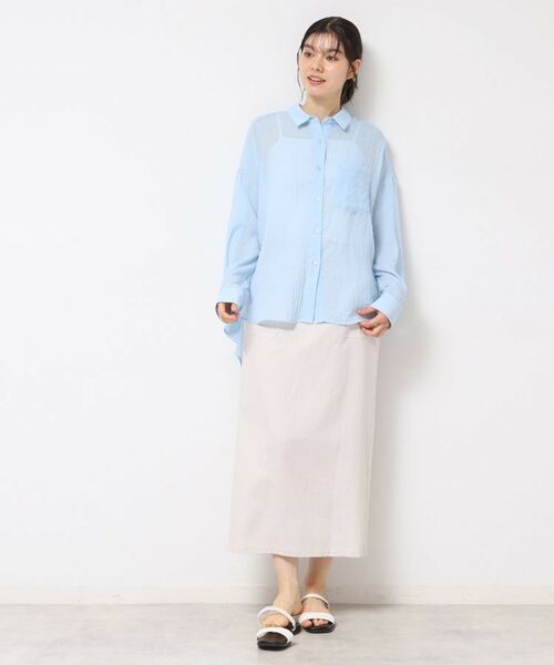 Dessin / デッサン シャツ・ブラウス | 【洗える】シアーシャンブレーシャツ | 詳細11