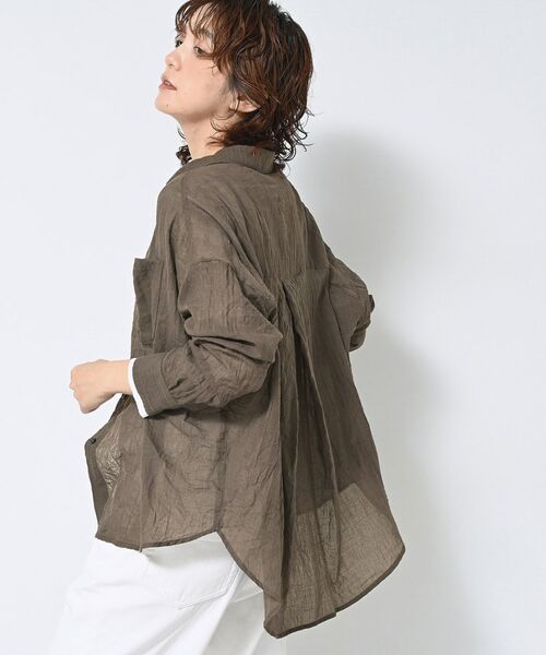 Dessin / デッサン シャツ・ブラウス | 【洗える】シアーシャンブレーシャツ | 詳細14