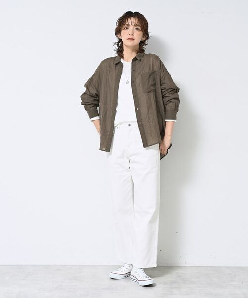 Dessin / デッサン シャツ・ブラウス | 【洗える】シアーシャンブレーシャツ | 詳細15