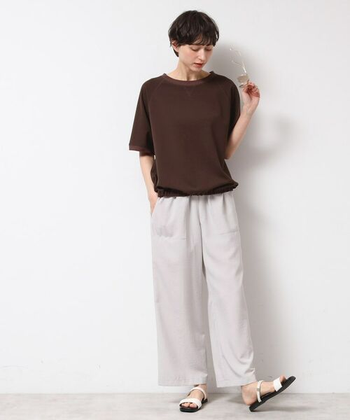 Dessin / デッサン カットソー | 【洗える】カットジョーゼットリラクシーブラウス | 詳細11