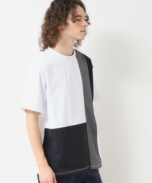 Dessin / デッサン Tシャツ | 【洗える】ブロック切り替えTシャツ | 詳細1