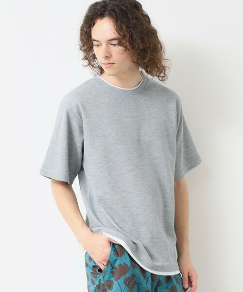 Dessin / デッサン カットソー | 【吸水速乾/接触冷感/UV】鹿の子編みTシャツ | 詳細1