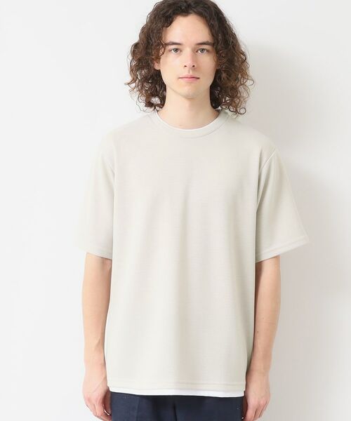 Dessin / デッサン カットソー | 【吸水速乾/接触冷感/UV】鹿の子編みTシャツ | 詳細13