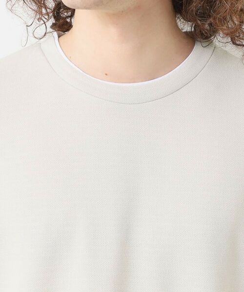 Dessin / デッサン カットソー | 【吸水速乾/接触冷感/UV】鹿の子編みTシャツ | 詳細16