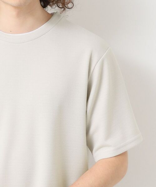 Dessin / デッサン カットソー | 【吸水速乾/接触冷感/UV】鹿の子編みTシャツ | 詳細17