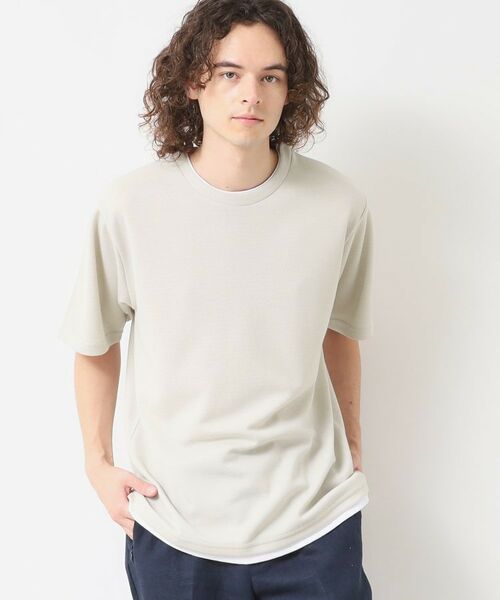 Dessin / デッサン カットソー | 【吸水速乾/接触冷感/UV】鹿の子編みTシャツ | 詳細9