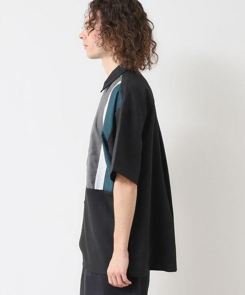 Dessin / デッサン シャツ・ブラウス | 【洗える】ブロック切替ハーフスリーブシャツ | 詳細10