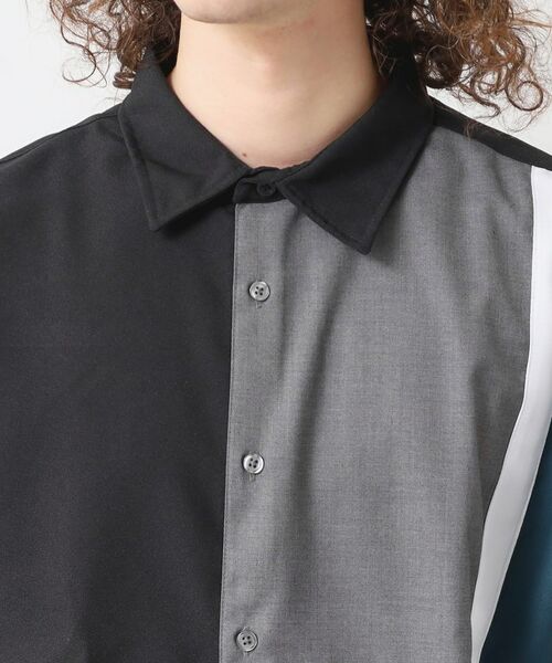 Dessin / デッサン シャツ・ブラウス | 【洗える】ブロック切替ハーフスリーブシャツ | 詳細13