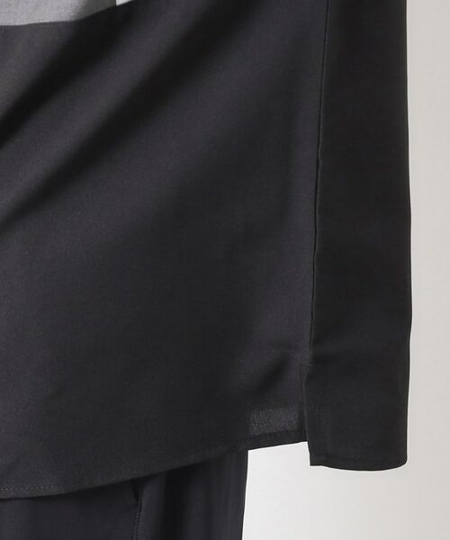 Dessin / デッサン シャツ・ブラウス | 【洗える】ブロック切替ハーフスリーブシャツ | 詳細15