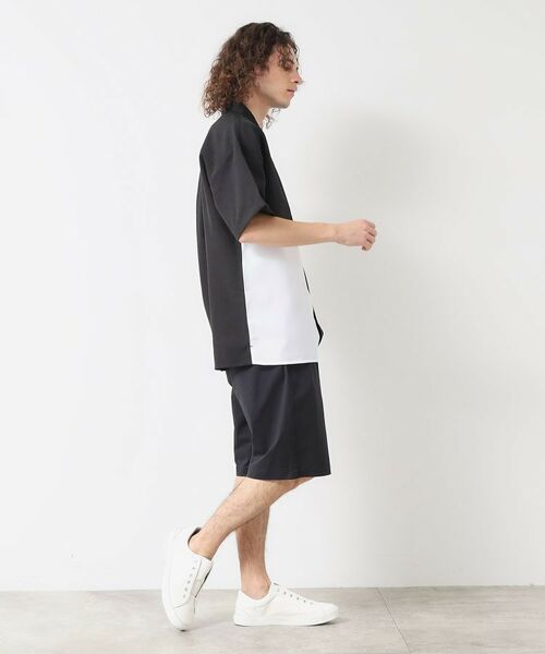 Dessin / デッサン シャツ・ブラウス | 【洗える】ブロック切替ハーフスリーブシャツ | 詳細7