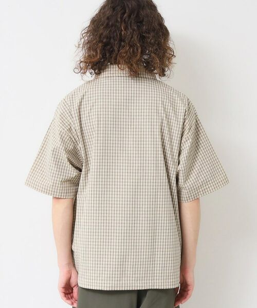 Dessin / デッサン レザーブルゾン・ジャケット | 【洗える】チェック柄ハーフスリーブブルゾン | 詳細11