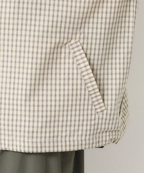 Dessin / デッサン レザーブルゾン・ジャケット | 【洗える】チェック柄ハーフスリーブブルゾン | 詳細15
