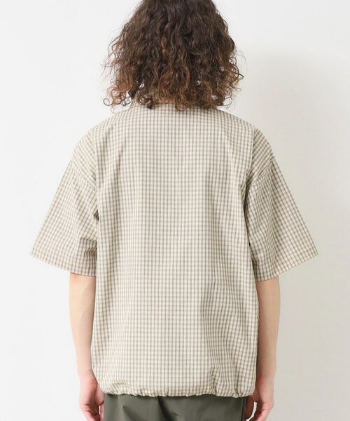 Dessin / デッサン レザーブルゾン・ジャケット | 【洗える】チェック柄ハーフスリーブブルゾン | 詳細20