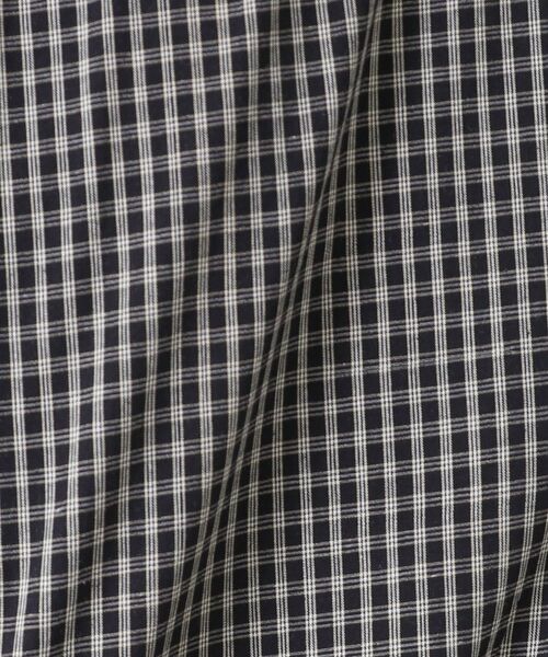 Dessin / デッサン レザーブルゾン・ジャケット | 【洗える】チェック柄ハーフスリーブブルゾン | 詳細4