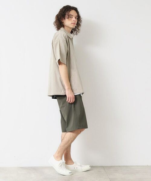 Dessin / デッサン レザーブルゾン・ジャケット | 【洗える】チェック柄ハーフスリーブブルゾン | 詳細7