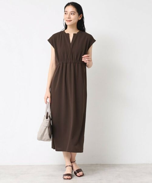 Dessin / デッサン ロング・マキシ丈ワンピース | 【洗える】カットジョーゼットリラクシーワンピース | 詳細10
